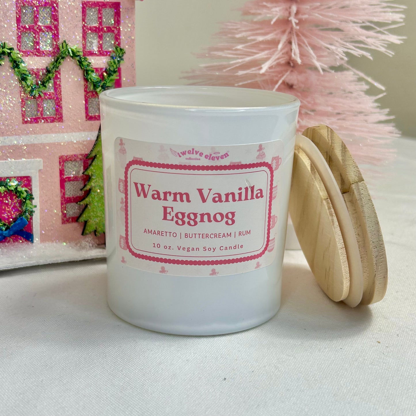 Warm Vanilla Eggnog 10oz. Candle