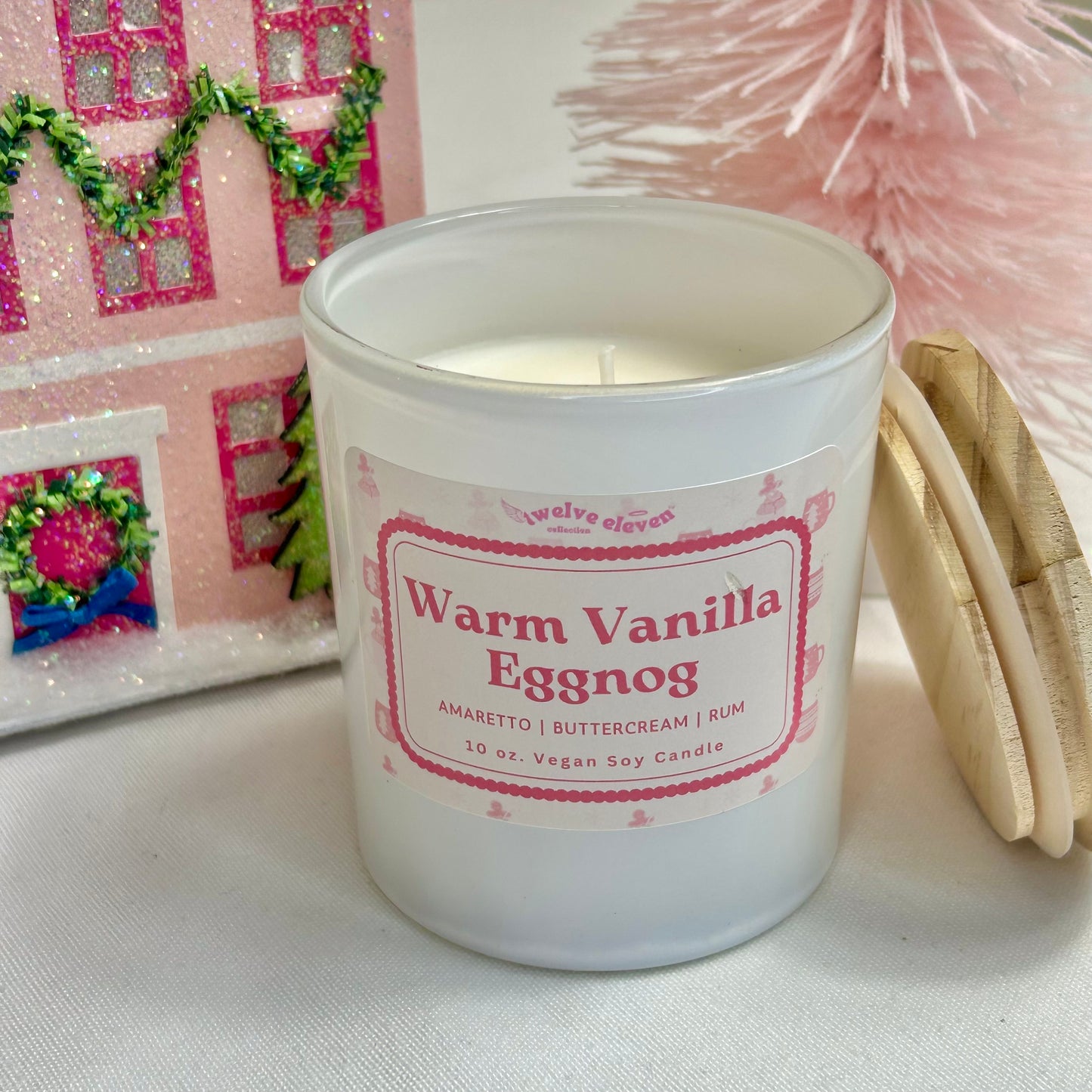 Warm Vanilla Eggnog 10oz. Candle